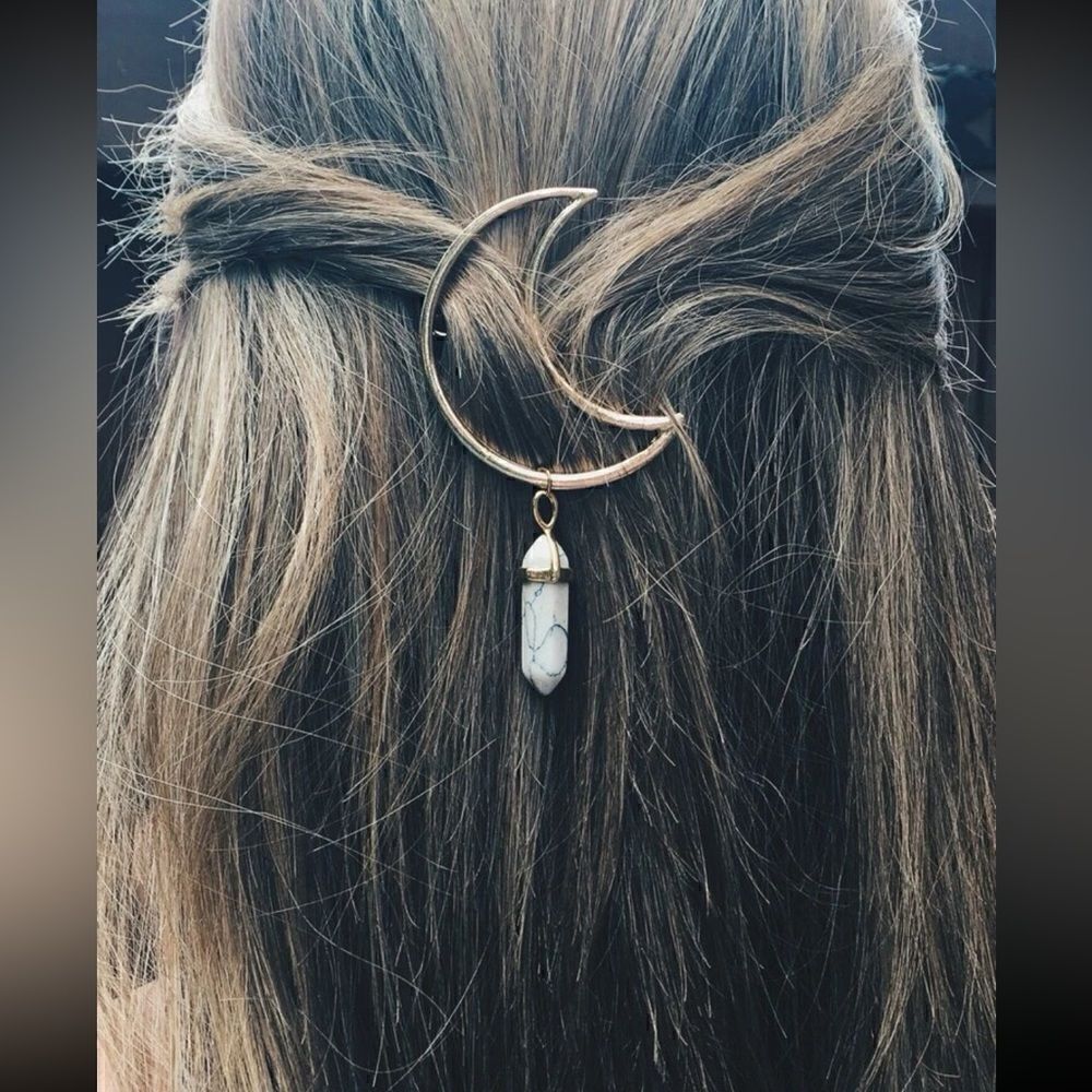 Crystal drop hair clip S532